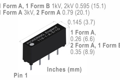 119 high voltage 119 reed relay