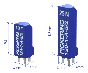 comparing small 4mm reed relay size