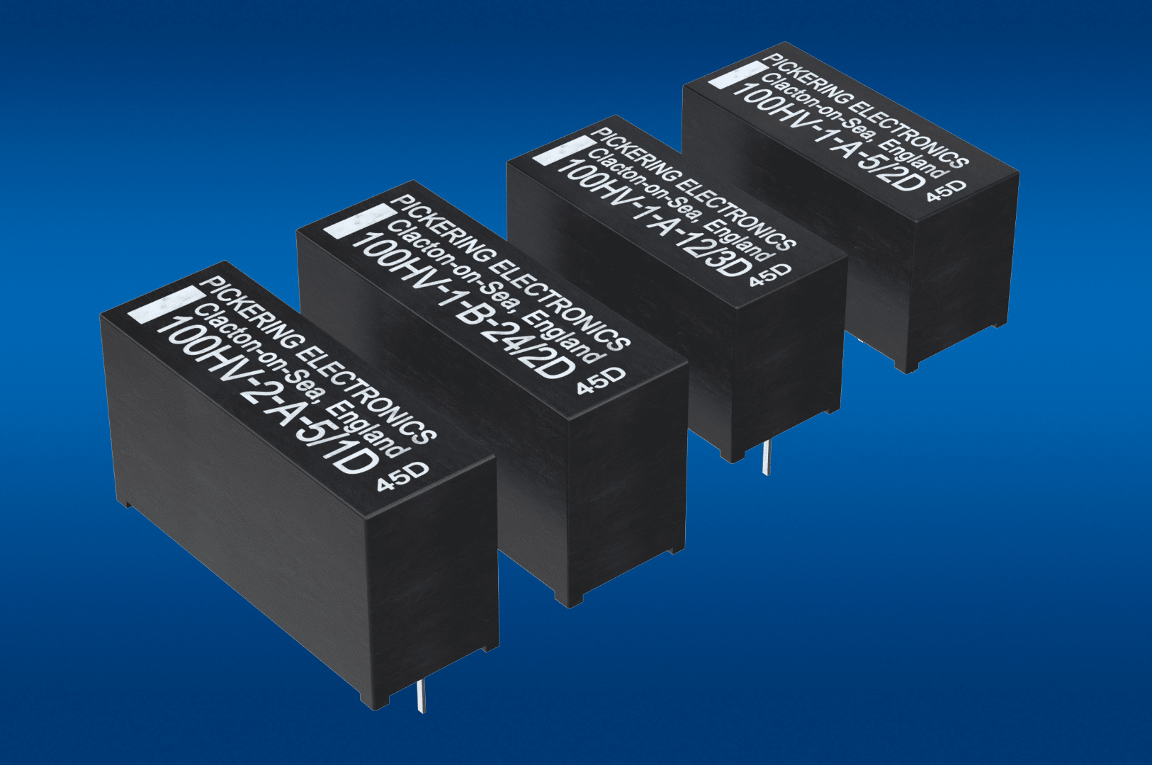 New high voltage SIL/SIP reed relays from Pickering Electronics feature
